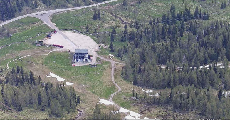 Webcam Passo San Pellegrino-Falcade  - Arrivo Seggiovia