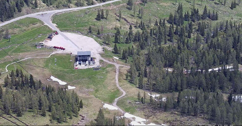 Webcam Passo San Pellegrino-Falcade  - Arrivo Seggiovia