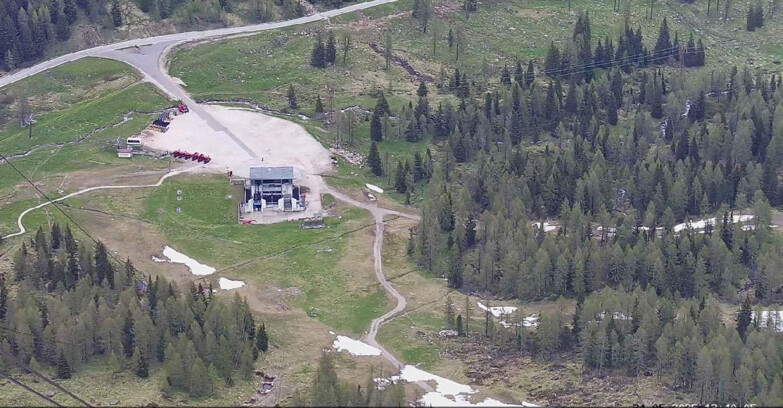 Webcam Passo San Pellegrino-Falcade  - Arrivo Seggiovia