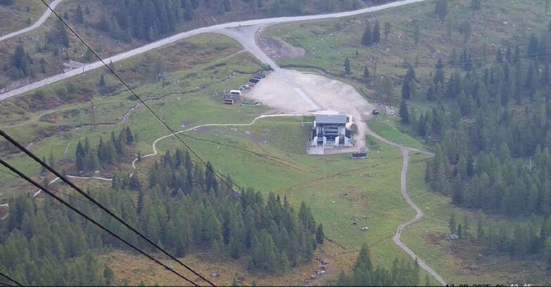 Webcam Passo San Pellegrino-Falcade  - Arrivo Seggiovia