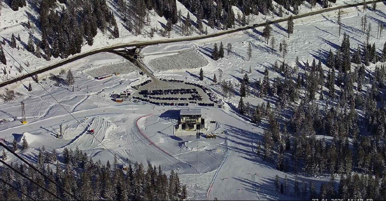 Webcam Passo San Pellegrino-Falcade - Arrivo Seggiovia