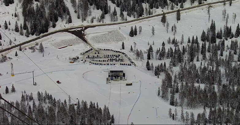 Webcam Passo San Pellegrino-Falcade - Arrivo Seggiovia