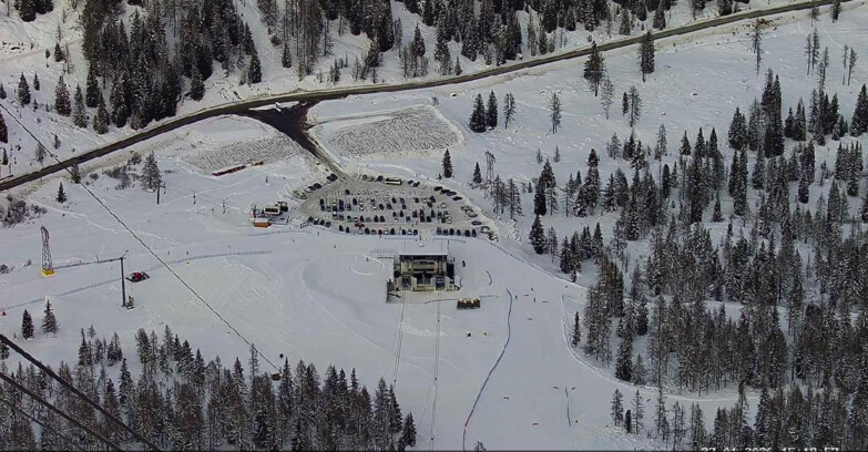 Webcam Passo San Pellegrino-Falcade - Arrivo Seggiovia