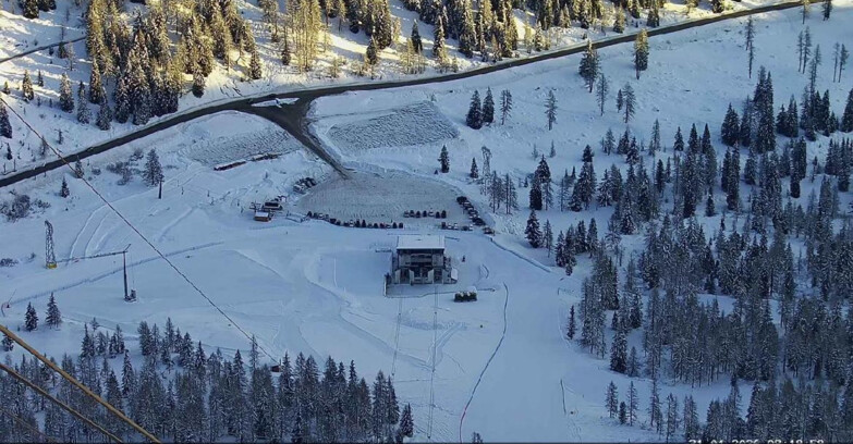 Webcam Passo San Pellegrino-Falcade  - Arrivo Seggiovia