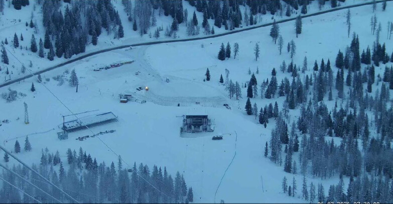 Webcam Passo San Pellegrino-Falcade  - Arrivo Seggiovia