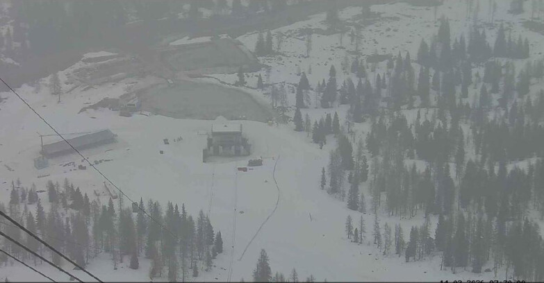 Webcam Passo San Pellegrino-Falcade - Arrivo Seggiovia