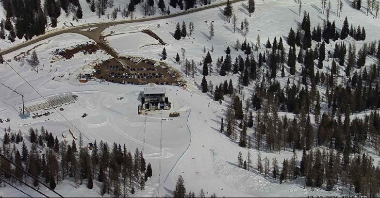 Webcam Passo San Pellegrino-Falcade  - Arrivo Seggiovia