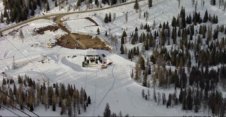 Webcam Passo San Pellegrino-Falcade  - Arrivo Seggiovia