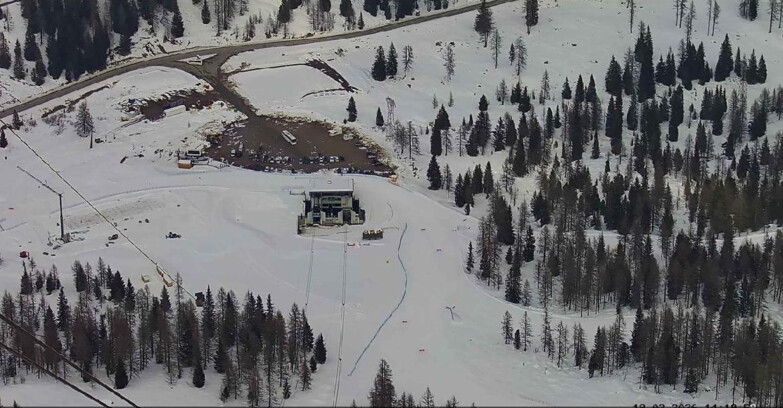 Webcam Passo San Pellegrino-Falcade - Arrivo Seggiovia