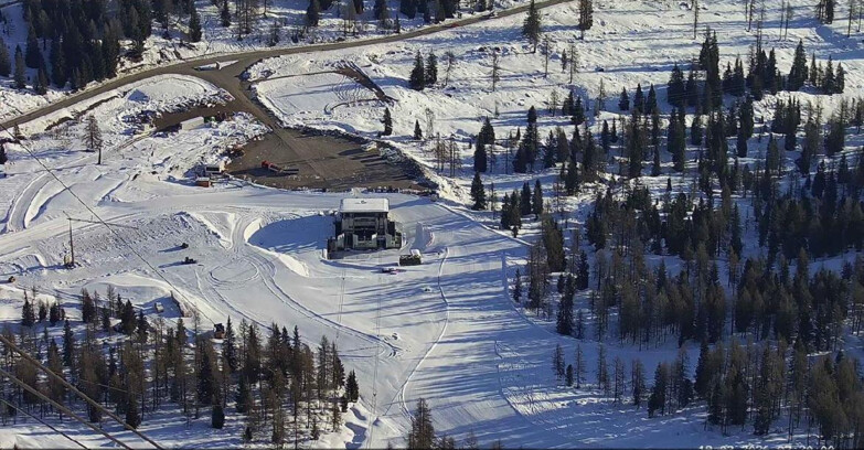 Webcam Passo San Pellegrino-Falcade  - Arrivo Seggiovia