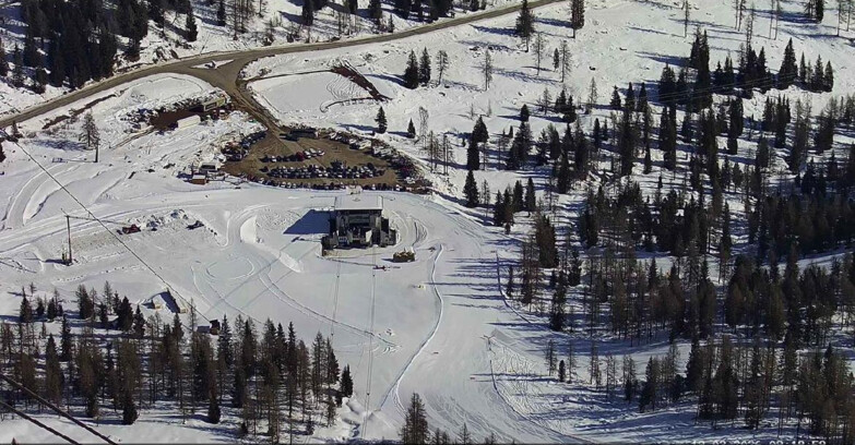 Webcam Passo San Pellegrino-Falcade  - Arrivo Seggiovia
