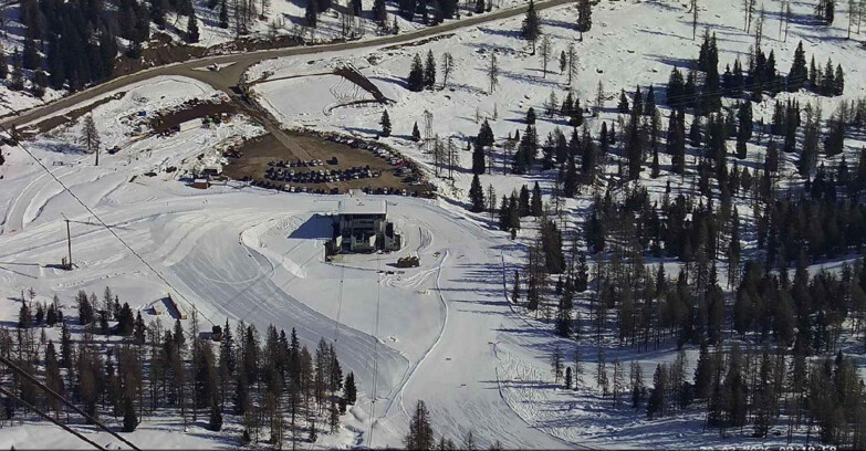 Webcam Passo San Pellegrino-Falcade - Arrivo Seggiovia