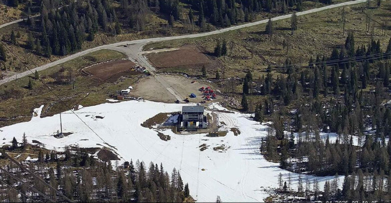 Webcam Passo San Pellegrino-Falcade - Arrivo Seggiovia