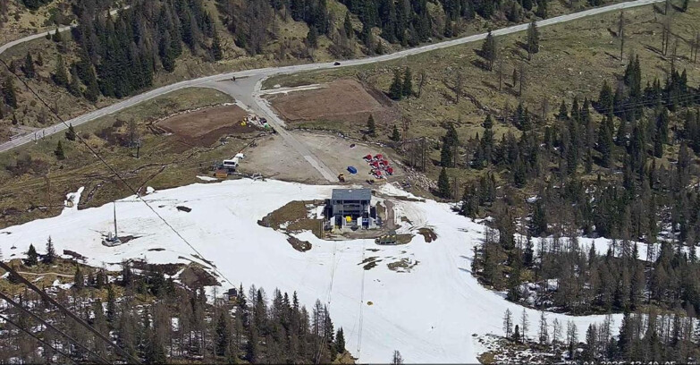 Webcam Passo San Pellegrino-Falcade - Arrivo Seggiovia