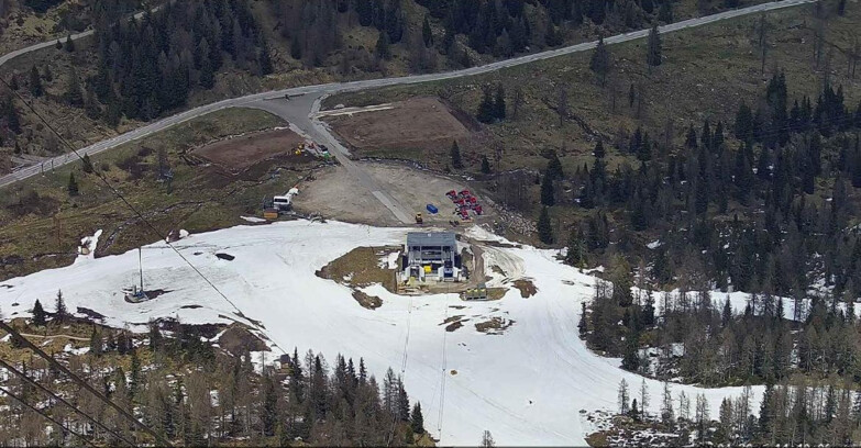 Webcam Passo San Pellegrino-Falcade - Arrivo Seggiovia