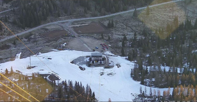 Webcam Passo San Pellegrino-Falcade - Arrivo Seggiovia