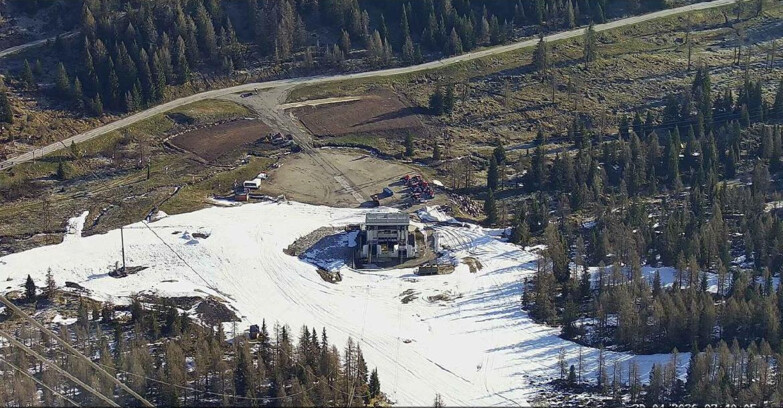 Webcam Passo San Pellegrino-Falcade - Arrivo Seggiovia