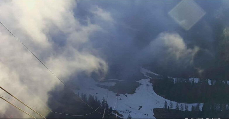 Webcam Passo San Pellegrino-Falcade - Arrivo Seggiovia