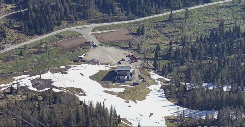 Webcam Passo San Pellegrino-Falcade - Arrivo Seggiovia
