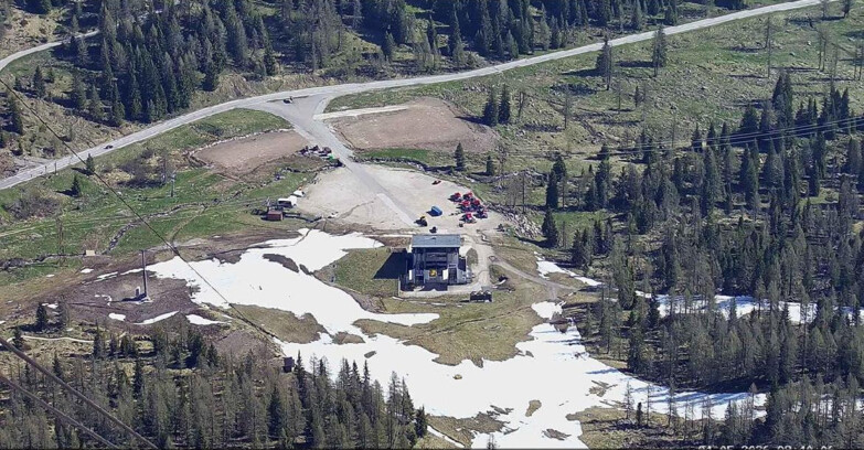 Webcam Passo San Pellegrino-Falcade  - Arrivo Seggiovia
