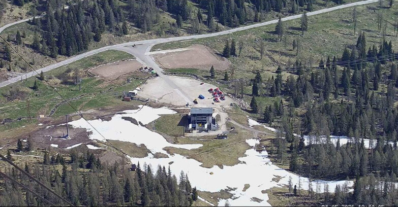 Webcam Passo San Pellegrino-Falcade  - Arrivo Seggiovia