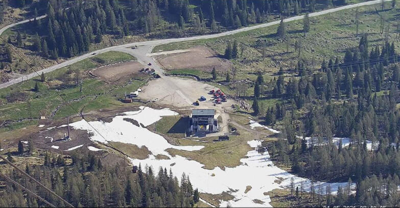 Webcam Passo San Pellegrino-Falcade  - Arrivo Seggiovia