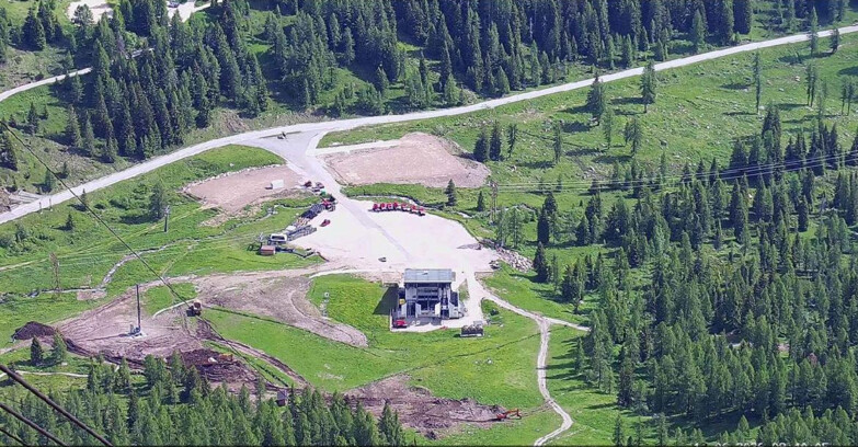Webcam Passo San Pellegrino-Falcade  - Arrivo Seggiovia