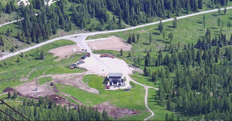 Webcam Passo San Pellegrino-Falcade  - Arrivo Seggiovia