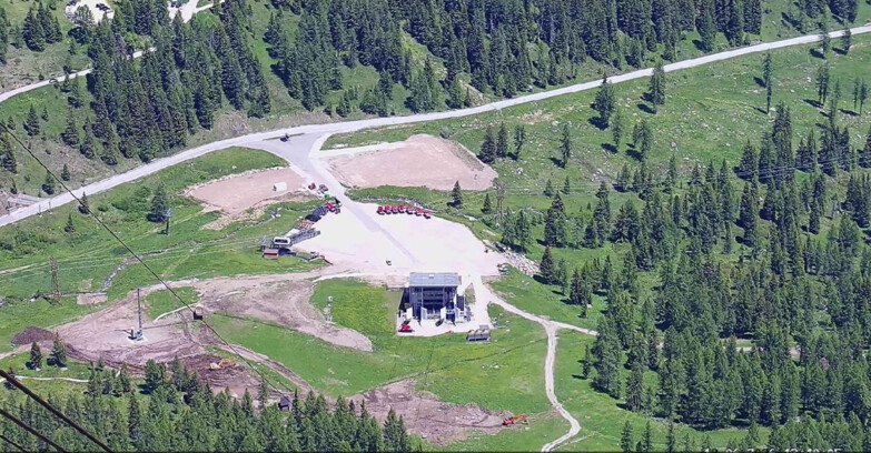 Webcam Passo San Pellegrino-Falcade  - Arrivo Seggiovia