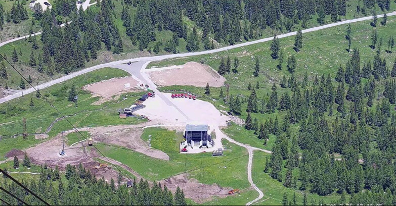 Webcam Passo San Pellegrino-Falcade  - Arrivo Seggiovia