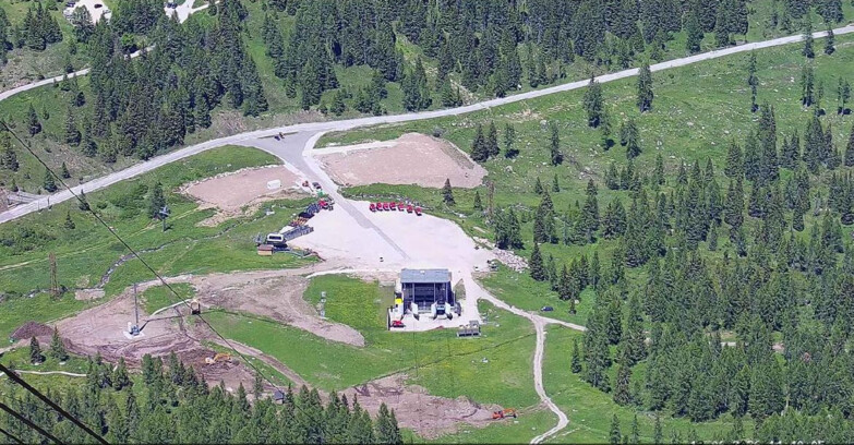 Webcam Passo San Pellegrino-Falcade  - Arrivo Seggiovia
