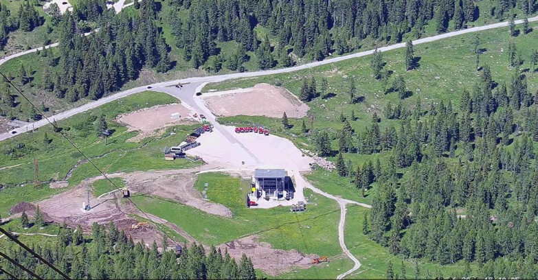Webcam Passo San Pellegrino-Falcade  - Arrivo Seggiovia