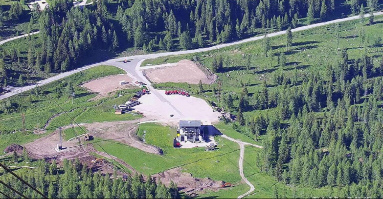Webcam Passo San Pellegrino-Falcade  - Arrivo Seggiovia