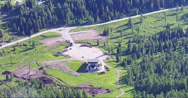 Webcam Passo San Pellegrino-Falcade  - Arrivo Seggiovia