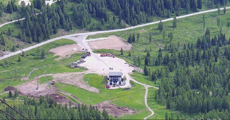 Webcam Passo San Pellegrino-Falcade - Arrivo Seggiovia