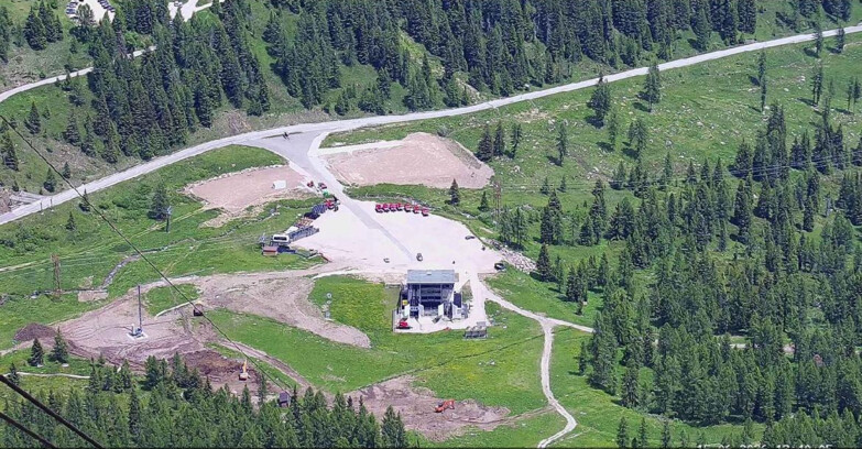 Webcam Passo San Pellegrino-Falcade - Arrivo Seggiovia