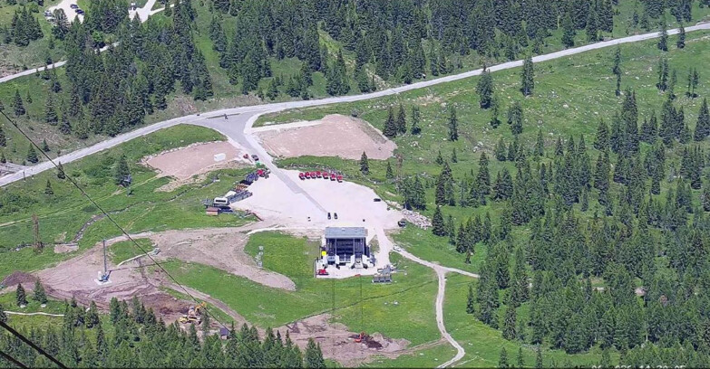 Webcam Passo San Pellegrino-Falcade - Arrivo Seggiovia