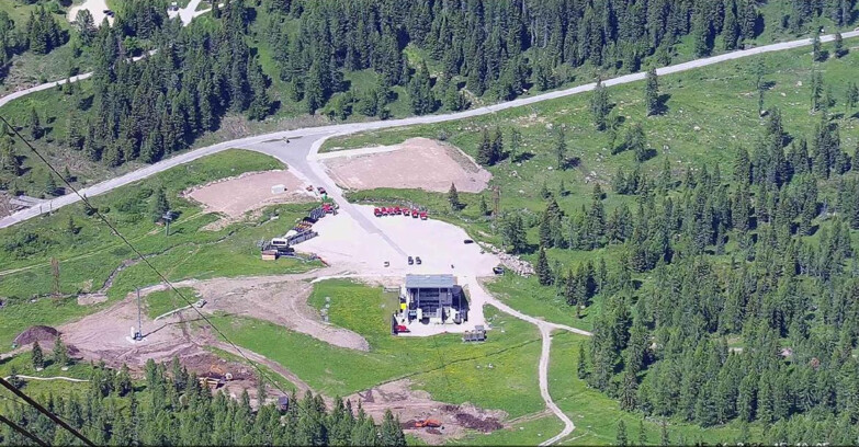 Webcam Passo San Pellegrino-Falcade - Arrivo Seggiovia