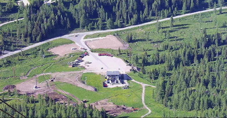 Webcam Passo San Pellegrino-Falcade - Arrivo Seggiovia