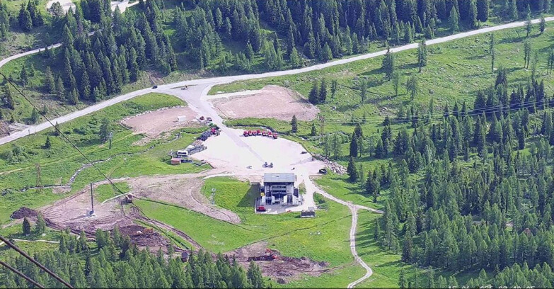 Webcam Passo San Pellegrino-Falcade - Arrivo Seggiovia