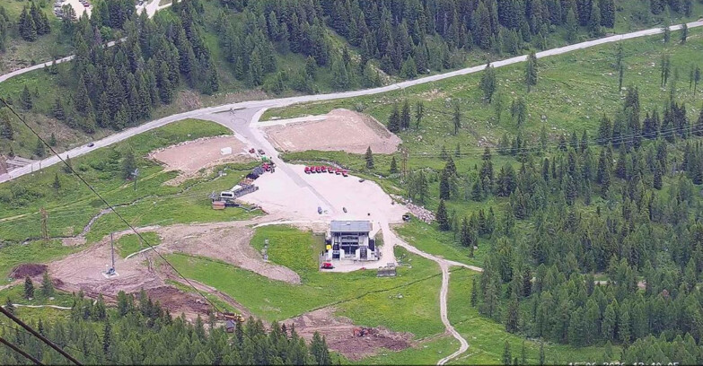 Webcam Passo San Pellegrino-Falcade  - Arrivo Seggiovia