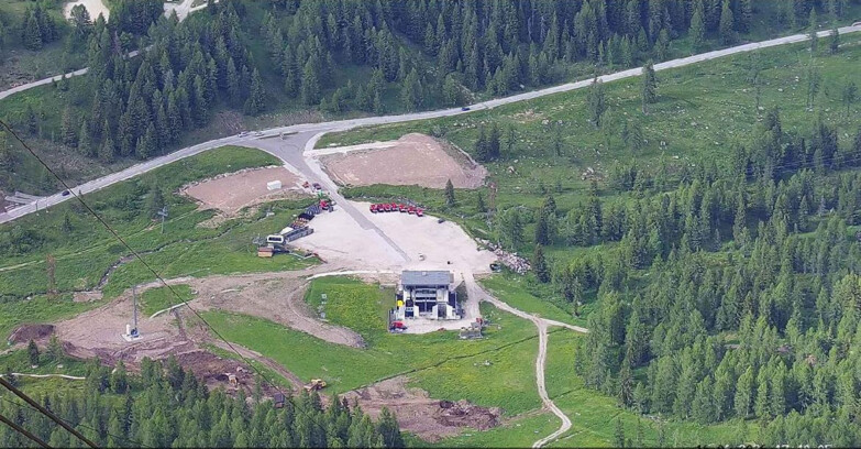 Webcam Passo San Pellegrino-Falcade  - Arrivo Seggiovia
