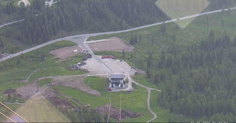 Webcam Passo San Pellegrino-Falcade  - Arrivo Seggiovia