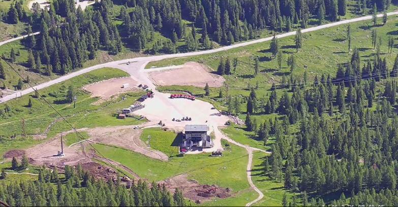 Webcam Passo San Pellegrino-Falcade - Arrivo Seggiovia