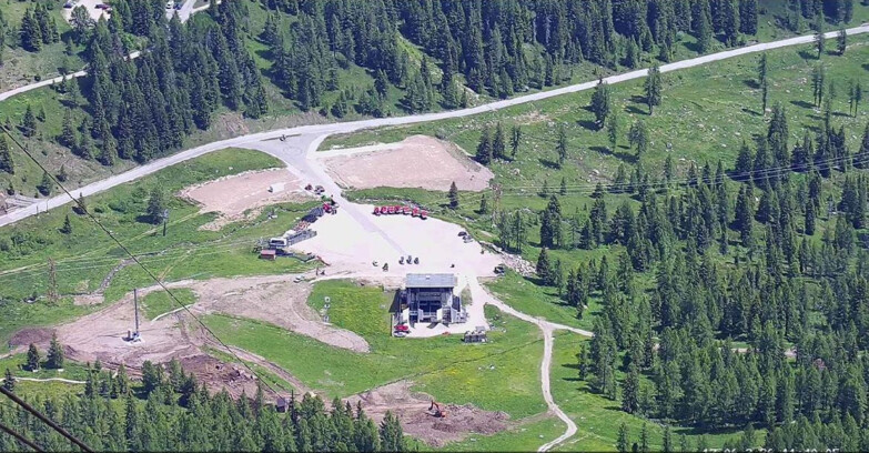 Webcam Passo San Pellegrino-Falcade - Arrivo Seggiovia