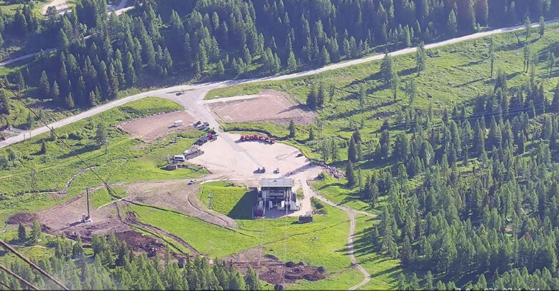 Webcam Passo San Pellegrino-Falcade - Arrivo Seggiovia