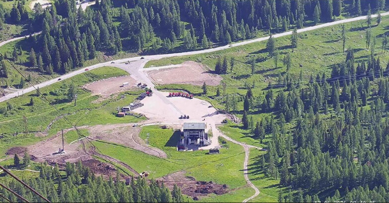 Webcam Passo San Pellegrino-Falcade - Arrivo Seggiovia