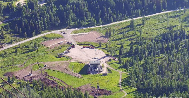 Webcam Passo San Pellegrino-Falcade  - Arrivo Seggiovia