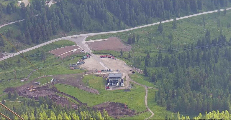 Webcam Passo San Pellegrino-Falcade  - Arrivo Seggiovia