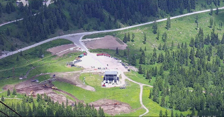 Webcam Passo San Pellegrino-Falcade  - Arrivo Seggiovia